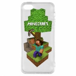 Чехол для iPhone5/5S/SE Minecraft Steve - PrintSalon