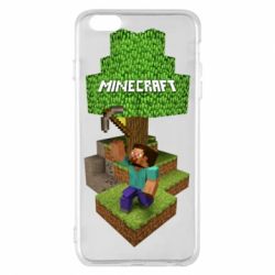 Чехол для iPhone 6 Plus/6S Plus Minecraft Steve - PrintSalon