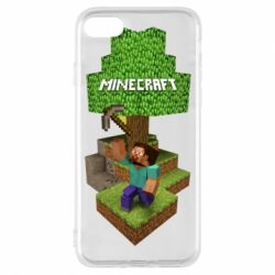 Чехол для iPhone 8 Minecraft Steve - PrintSalon