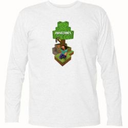 Футболка с длинным рукавом Minecraft Steve - PrintSalon
