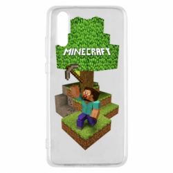 Чехол для Huawei P20 Minecraft Steve - PrintSalon