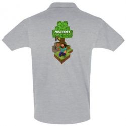 Мужское поло Minecraft Steve - PrintSalon