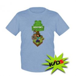 Детская футболка Minecraft Steve - PrintSalon