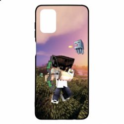 Чехол для Samsung M51 Minecraft sunset - PrintSalon