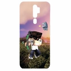 Чохол для Oppo A5/A9 2020 Minecraft sunset