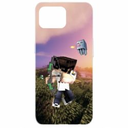 Чехол для Oppo Reno 4 Lite Minecraft sunset