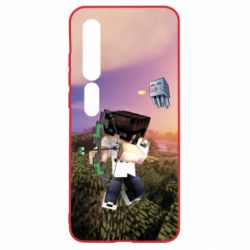 Чехол для Xiaomi Mi10/10 Pro Minecraft sunset - PrintSalon