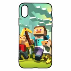 Чохол для iPhone X/Xs Minecraft1 - PrintSalon