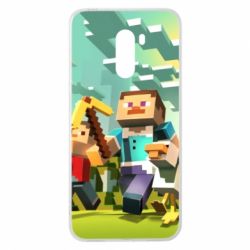 Чохол для Xiaomi Pocophone F1 Minecraft1 - PrintSalon