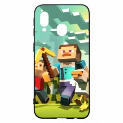 Чохол для Samsung A40 Minecraft1 - PrintSalon