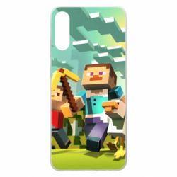 Чохол для Samsung A70 Minecraft1 - PrintSalon