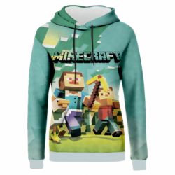 Жіноче 3D худі Minecraft1 - PrintSalon