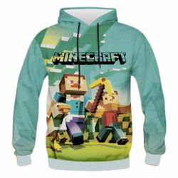 Мужское 3D худи Minecraft1