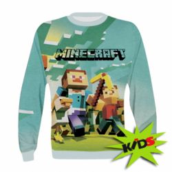 Дитячий 3D світшот Minecraft1 - PrintSalon