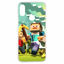 Чохол для Xiaomi Redmi Note 7 Minecraft1 - PrintSalon
