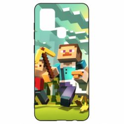 Чохол для Samsung A21s Minecraft1 - PrintSalon