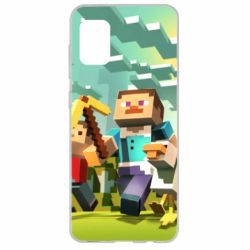 Чохол для Samsung A31 Minecraft1 - PrintSalon