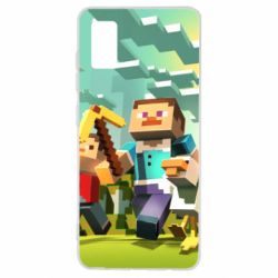Чохол для Samsung A41 Minecraft1 - PrintSalon