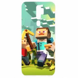 Чохол для Oppo A5/A9 2020 Minecraft1 - PrintSalon
