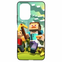 Чохол для Xiaomi Poco F3/K40 Minecraft1 - PrintSalon