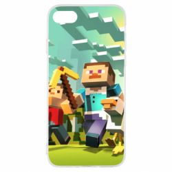 Чохол для iPhone SE 2022 Minecraft1 - PrintSalon