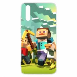 Чохол для Huawei P20 Minecraft1 - PrintSalon