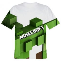 Чоловіча футболка 3D Minecraft2 - PrintSalon