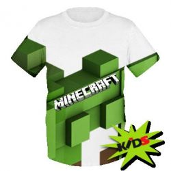 Дитяча 3D футболка Minecraft2 - PrintSalon