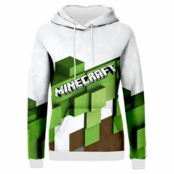 Жіноче 3D худі Minecraft2 - PrintSalon