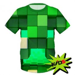 Дитяча 3D футболка Minecraft3 - PrintSalon