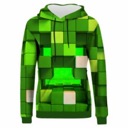 Жіноче 3D худі Minecraft3 - PrintSalon
