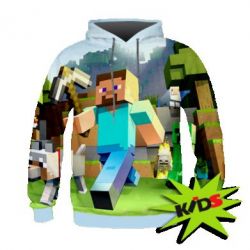 Дитяче 3D худі Minecraft