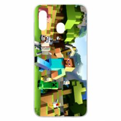 Чохол для Samsung A30 Minecraft - PrintSalon