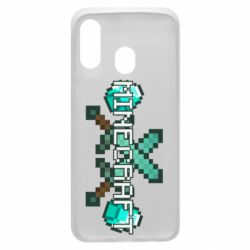 Чохол для Samsung A40 Minecraft - PrintSalon