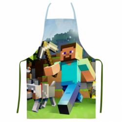 Фартух з 3D принтом Minecraft - PrintSalon