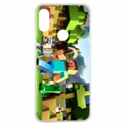 Чохол для Xiaomi Redmi Note 7 Minecraft - PrintSalon