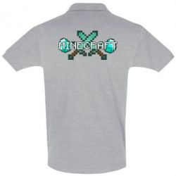 Мужское поло Minecraft - PrintSalon