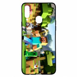 Чохол для Samsung A20s Minecraft - PrintSalon