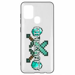 Чохол для Samsung A21s Minecraft - PrintSalon