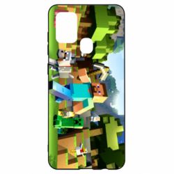 Чохол для Samsung A21s Minecraft - PrintSalon