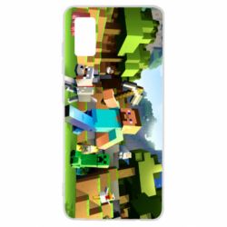 Чохол для Samsung A41 Minecraft - PrintSalon