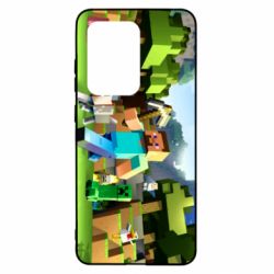 Чохол для Samsung S20 Ultra Minecraft - PrintSalon