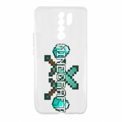 Чохол для Xiaomi Redmi 9 Minecraft - PrintSalon