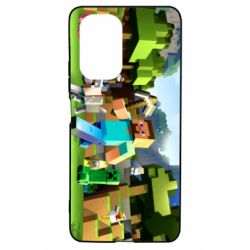 Чохол для Xiaomi Poco F3/K40 Minecraft - PrintSalon