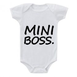 Детский бодик Mini boss - PrintSalon