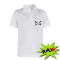 Детское поло Mini boss - PrintSalon