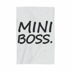 Полотенце с принтом Mini boss - PrintSalon