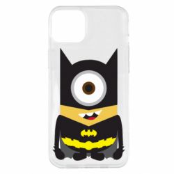 Чохол для iPhone 14 Plus Minion Batman - PrintSalon