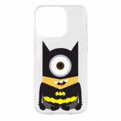 Чохол для iPhone 14 Pro Minion Batman - PrintSalon