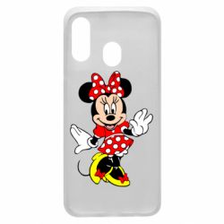 Чехол для Samsung A40 Минни Красавица - PrintSalon